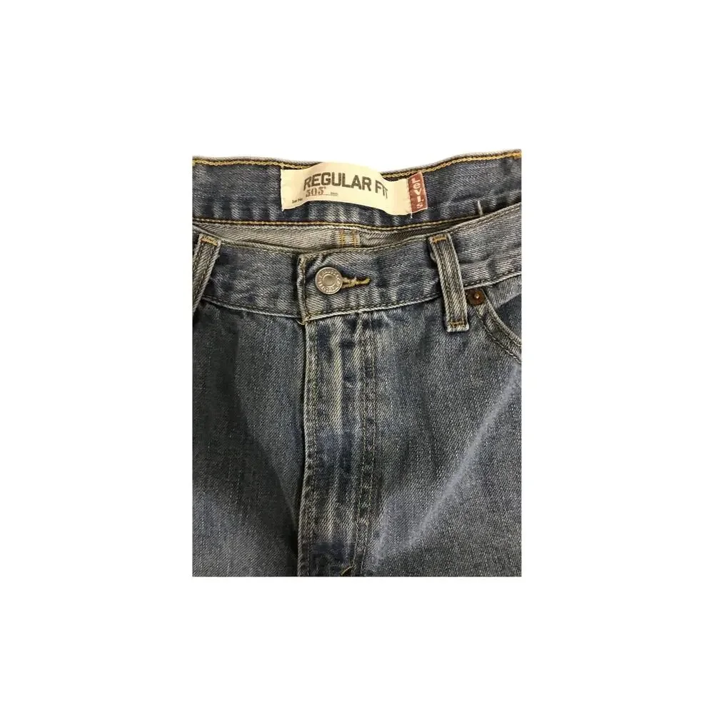 Levi’s 505 Vintage Men’s Jeans 38 x 32 Light Wash Straight Leg Classic Denim USA